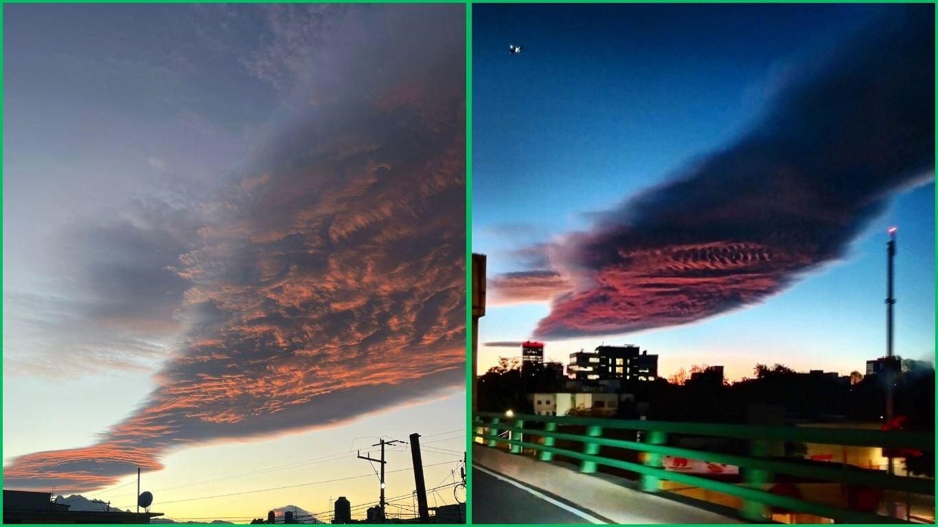 Nubes ovni en CDMX