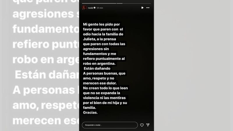 A través de Instagram, Christian Nodal pidió que parara el odio hacia Cazzu