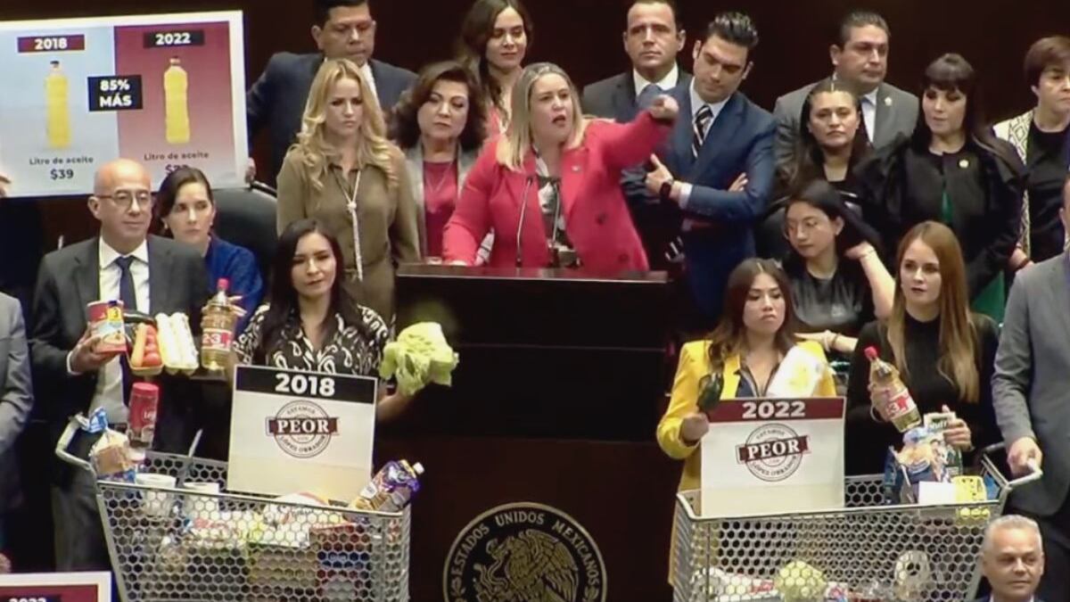 Panistas denuncian incremento de precios en productos de canasta básica.