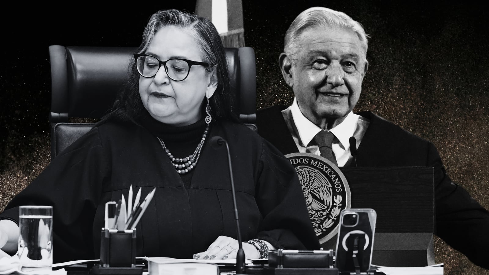 Norma Piña vs. AMLO.