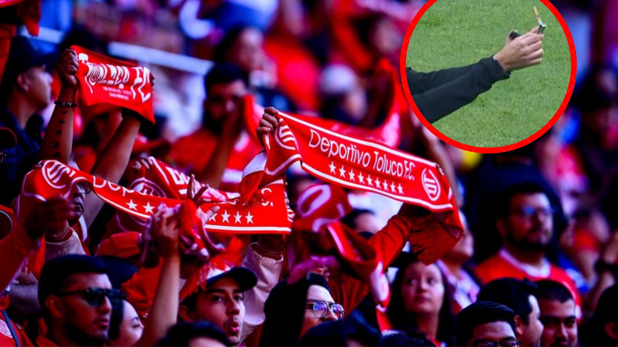 Afición de Toluca agrede a Malagón