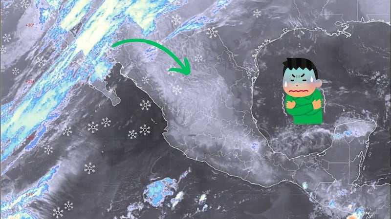 ¡Clima gélido! Frente frío 15 provocará heladas, nieve y fuertes vientos en varios estados del país