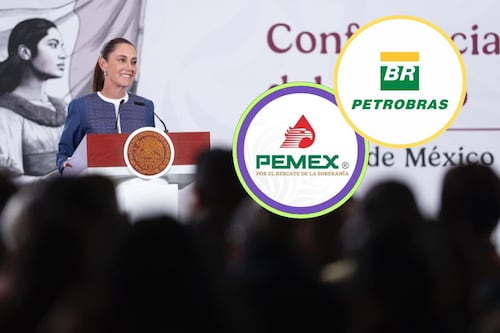 Sheinbaum abre la puerta a alianza entre Pemex y Petrobras en aguas profundas