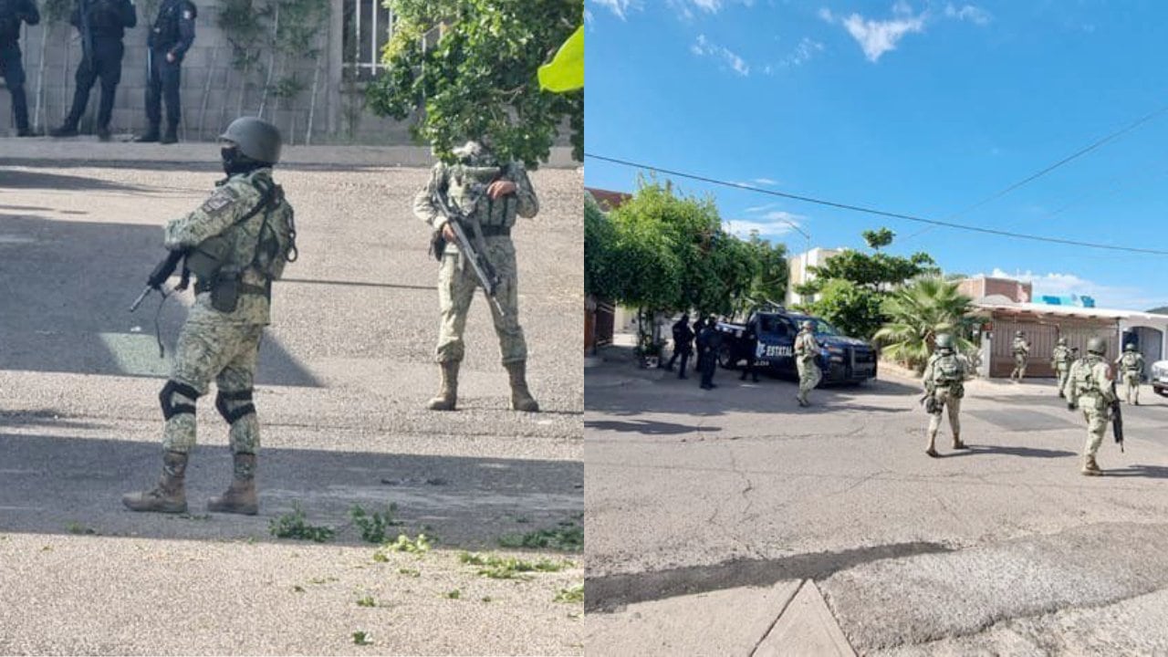 Operativo en Culiacán, Sinaloa, a cargo dela Sedena