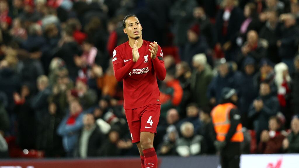 Virgil Van dijk con el Liverpool