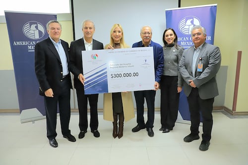 Cuneros del Materno Infantil mejorarán con aportación de American Chamber of Commerce