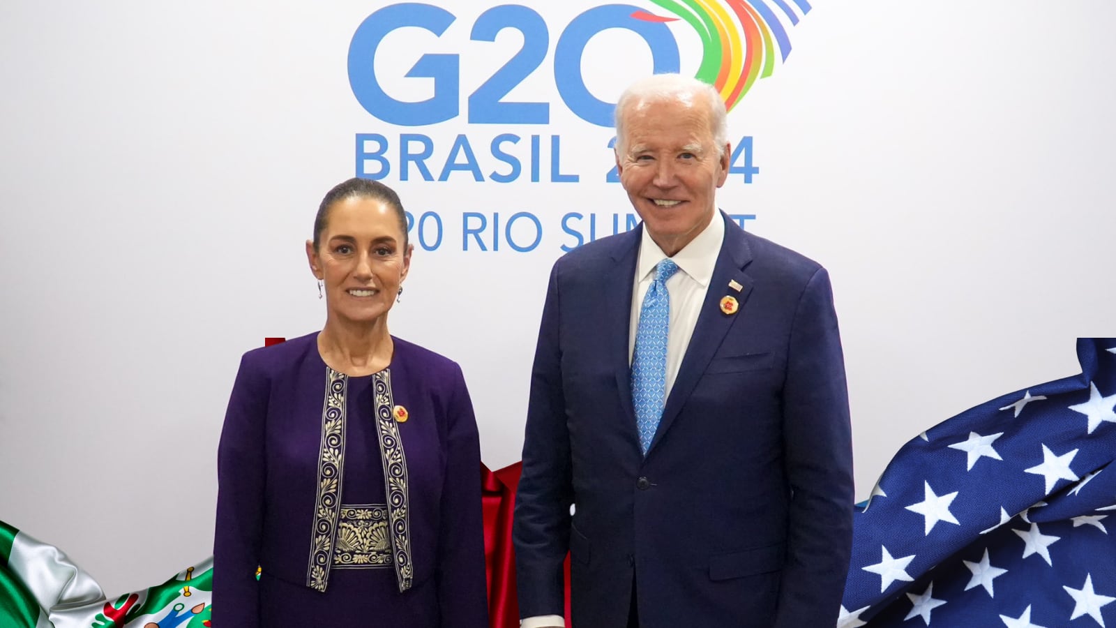 Desde Brasil, Sheinbaum y Biden reafirman su compromiso por una América del Norte próspera.