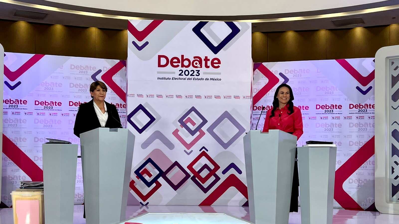 Debate entre Alejandra del Moral y Delfina Gómez