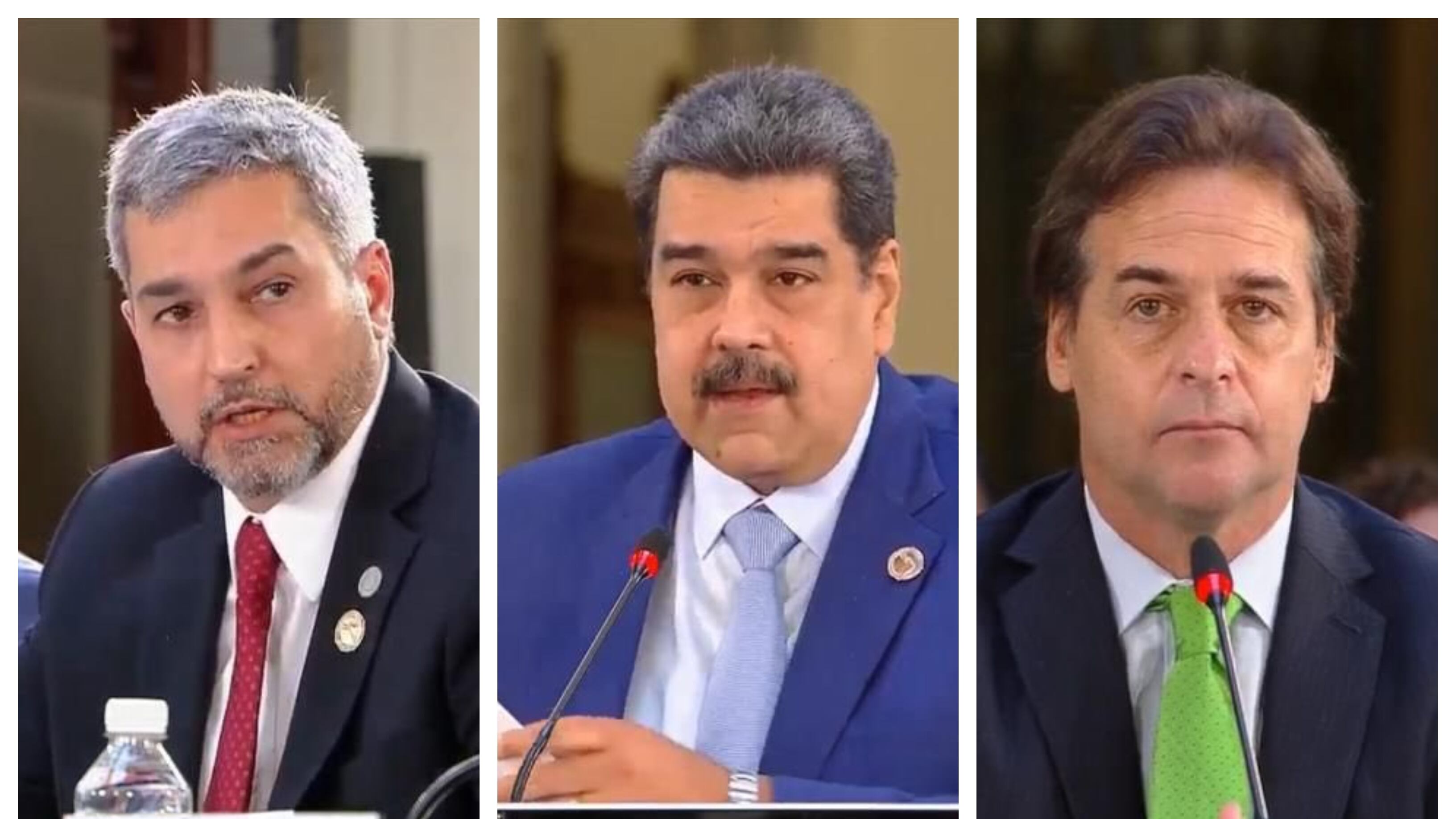 Nicolás Maduro: Presidente de Venezuela discute con el de Uruguay y Paraguay