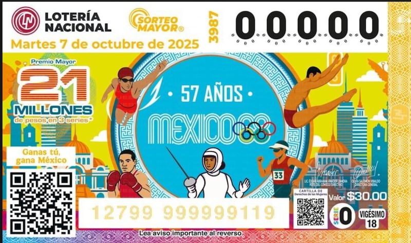 billete de la loteria