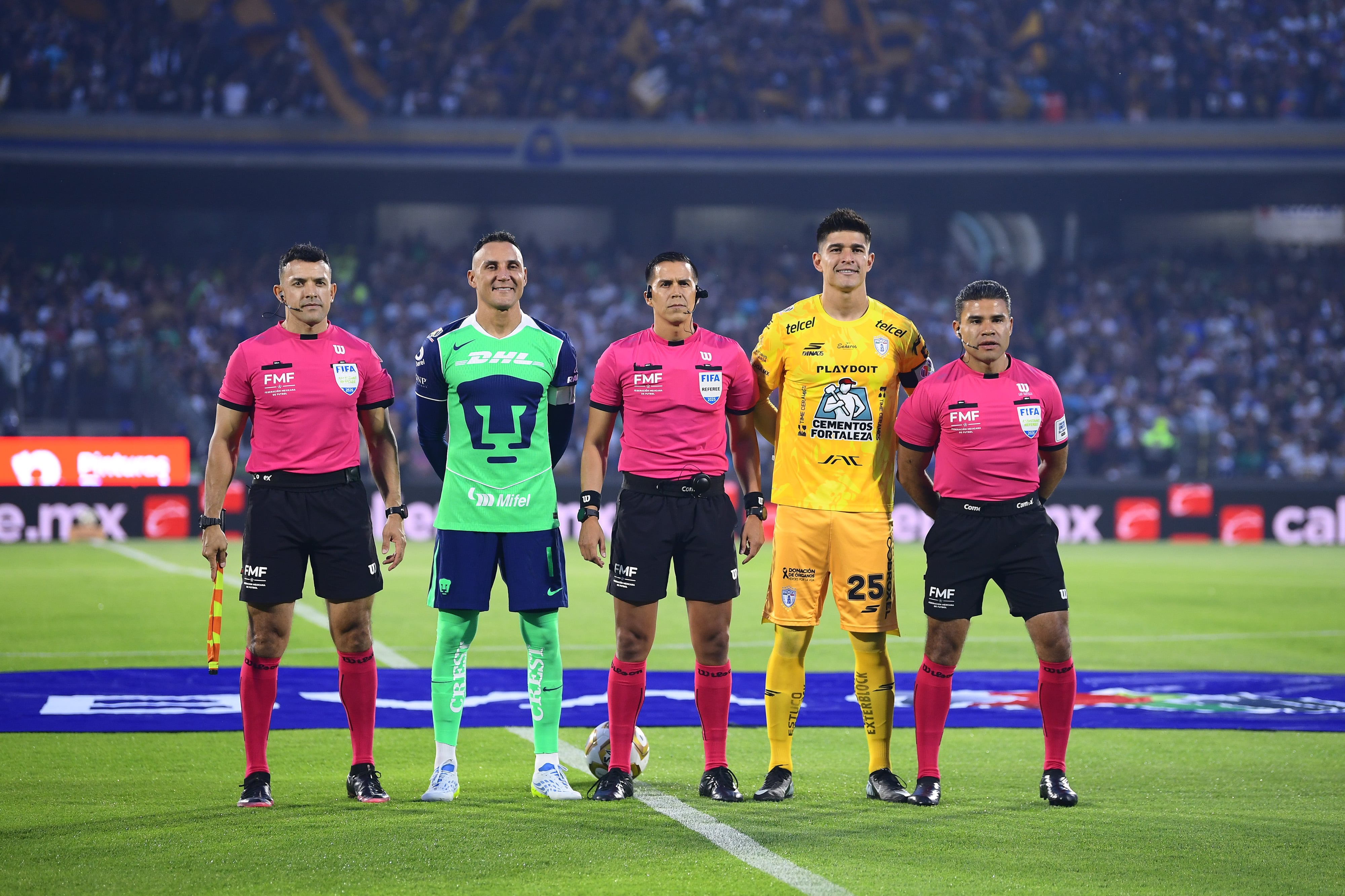during the Semifinals second leg match between Pumas UNAM vs (and) Pachuca as part of the Liga BBVA MX Varonil, Torneo Clausura 2026 at Olimpico Universitario Stadium, on May 17, 2026 in Mexico City, Mexico.