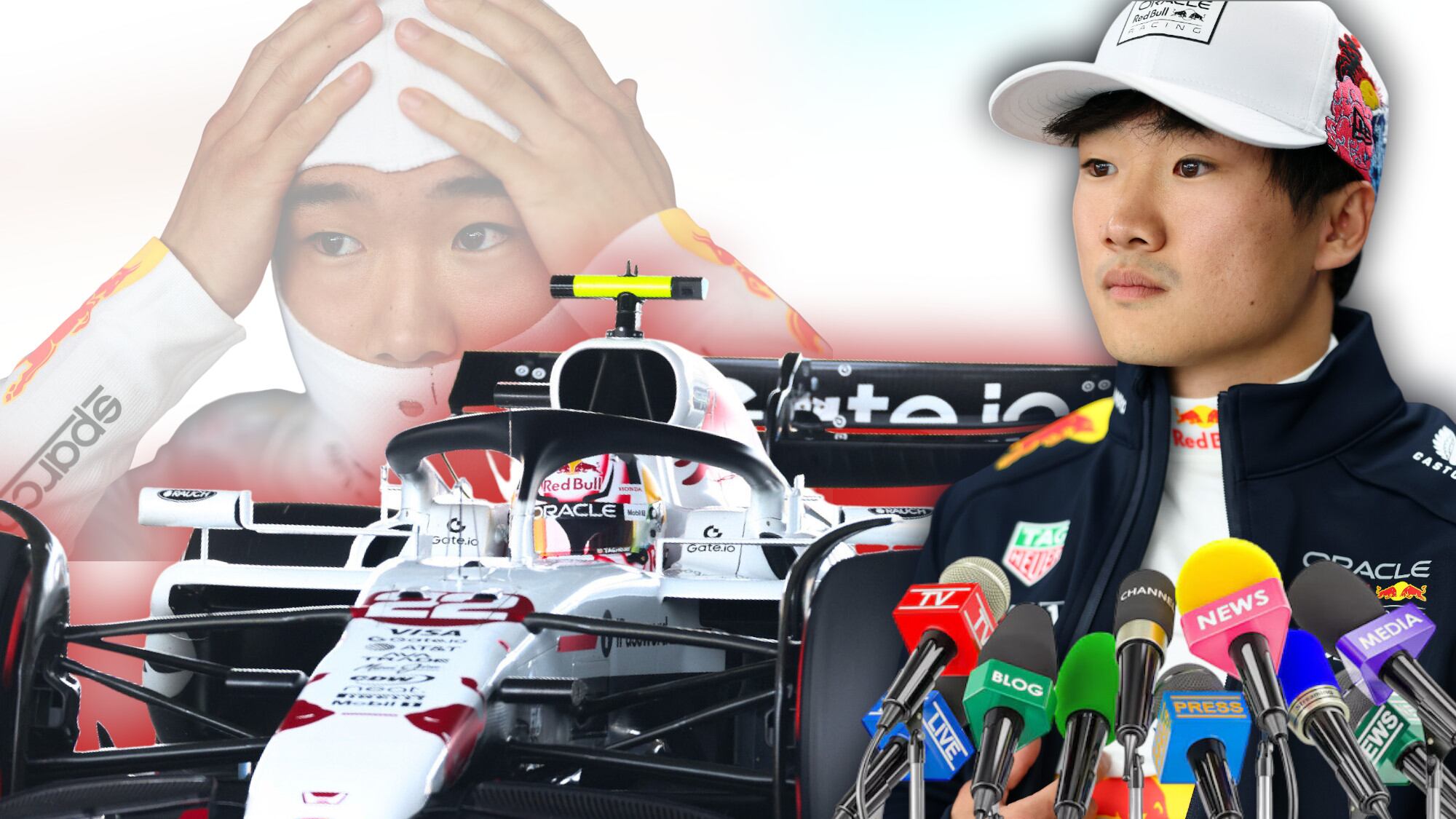 Yuki Tsunoda tras quedar eliminado de la Q2