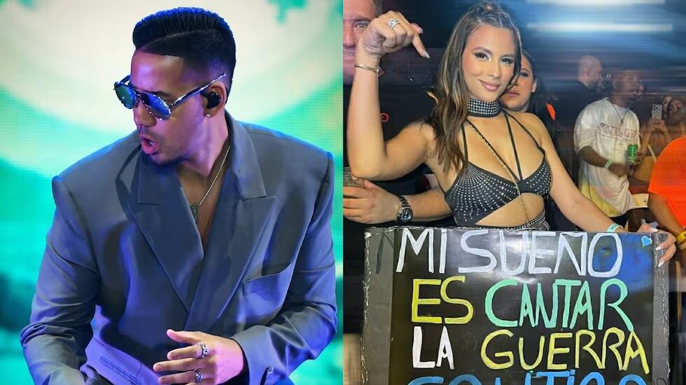 Romeo Santos y Miriam Cruz