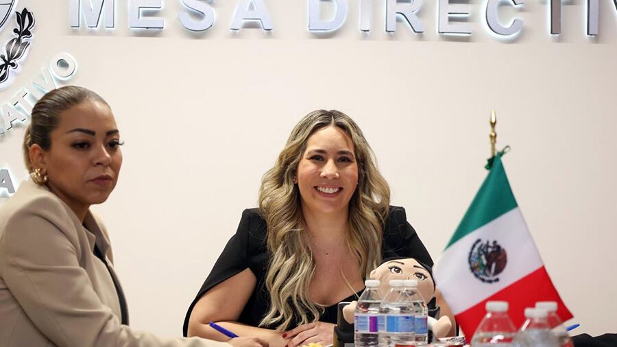 Presidenta de la Mesa Directiva de la LXI Legislatura local, Andrea Tovar Saavedra