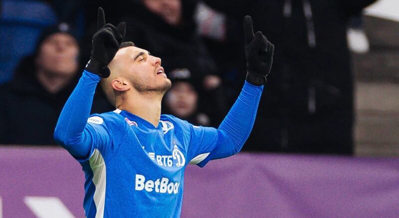 Luis Chávez ya suma seis goles con el Dinamo de Moscú.