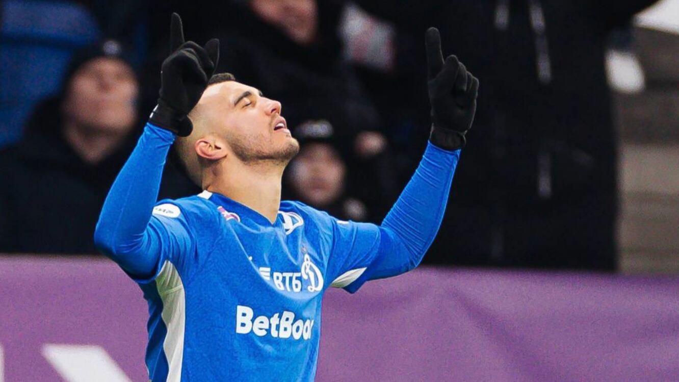 Luis Chávez ya suma seis goles con el Dinamo de Moscú.