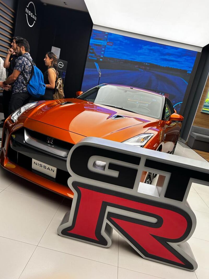 El legendario Nissan GTR en exhibición