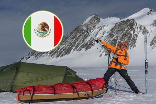 Andrea Dorantes se convierte en la primera latina en conquistar sola el Polo Sur