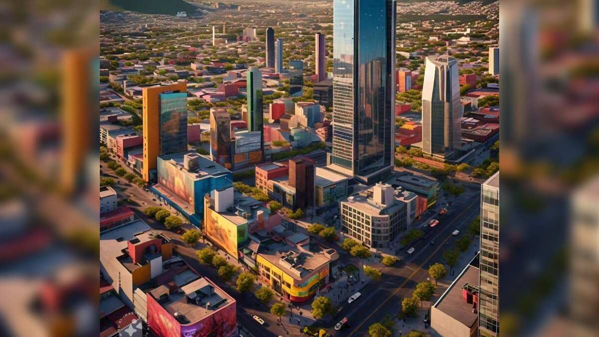 La herramienta señala que Monterrey crecería hacia arriba con el desarrollo de rascacielos.