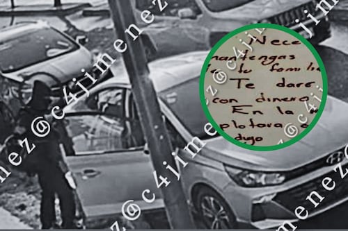 Cajera no descifra recado y evita un asalto con presunta bomba en CDMX; así decía la nota