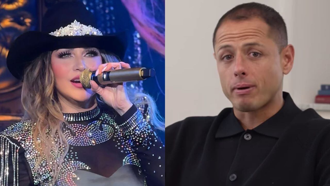 Alicia Villarreal y el Chicharito Hernández