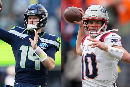 Sam Darnold vs. Drake Maye: Duelo de estrellas que buscan conquistar el Super Bowl LX
