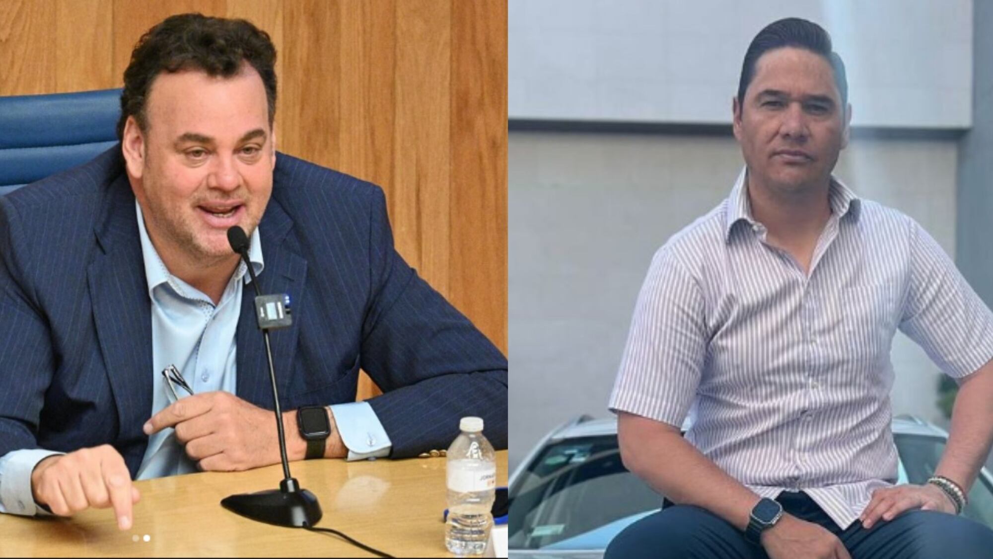 David Faitelson y Moises Muñoz