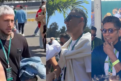 Video: Figuras de Liga MX se roban el show en el Gran Premio de México