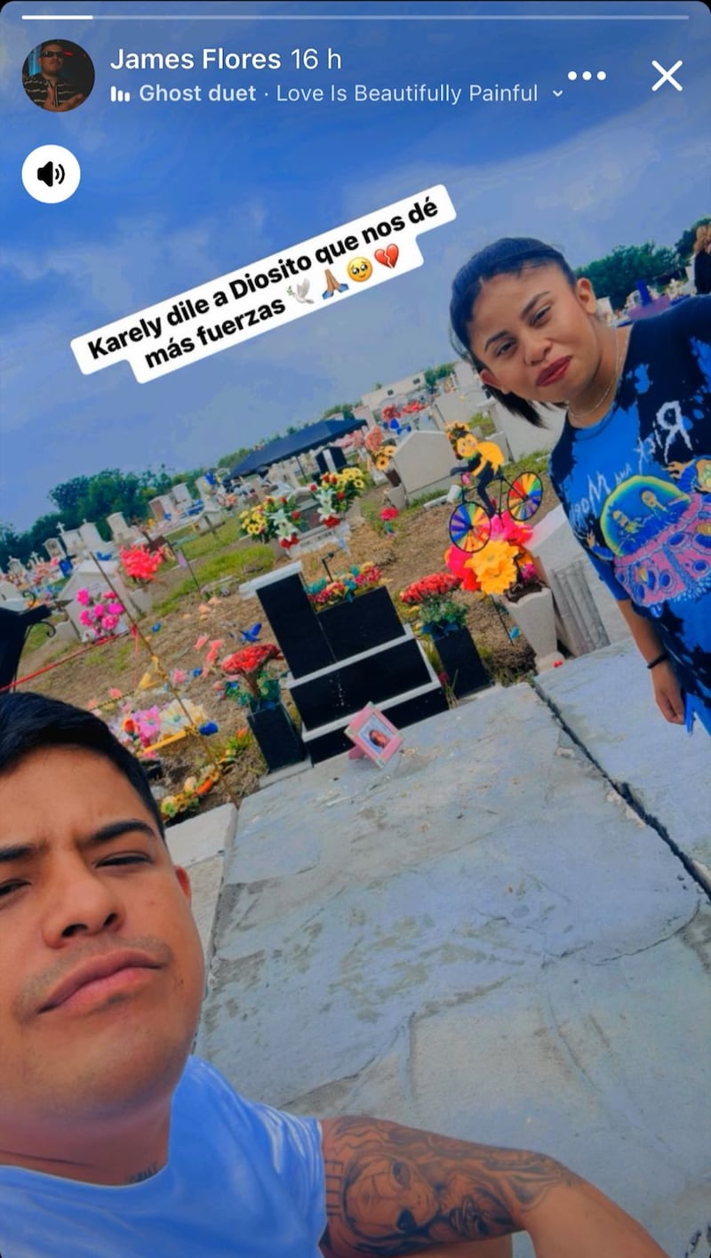 Historia en Facebook de James Flores