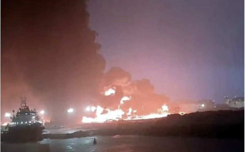 Refinería Dos Bocas incendio