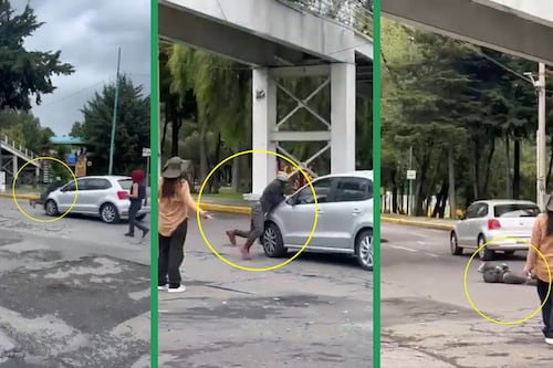 Automovilista atropella a estudiante de la UAEMEX en protesta y todo queda en video