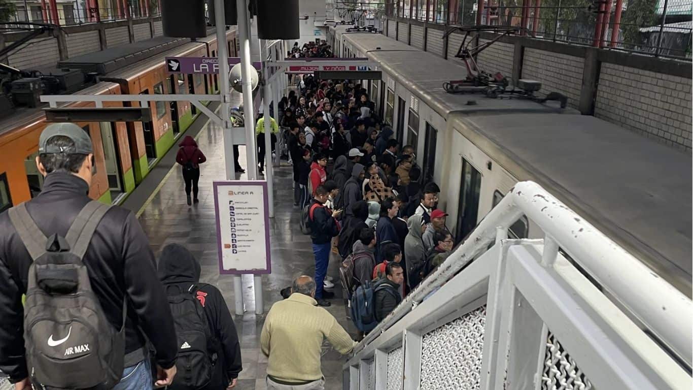 Altísima demanda en el Metro de la CDMX