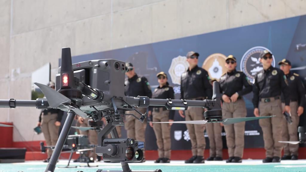 Nuevos drones de la Policía Cibernética.  Foto: SSC