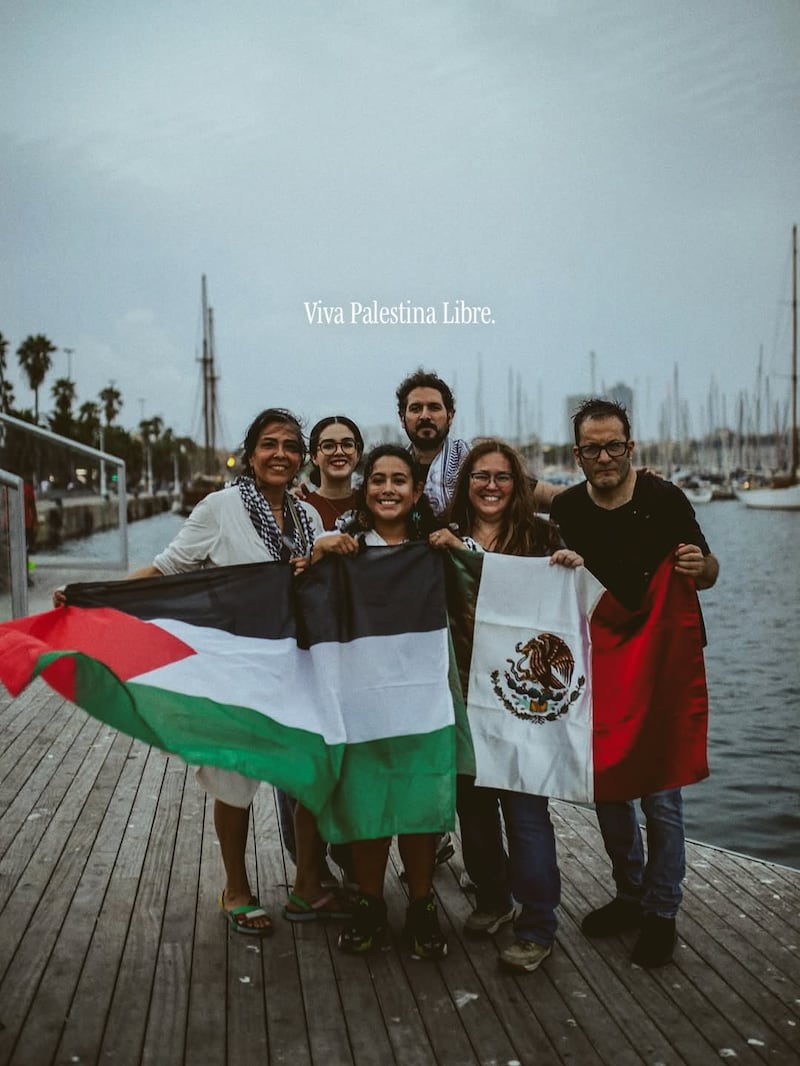 Mexicanos rumbo a Gaza con la Global Sumud Flotilla