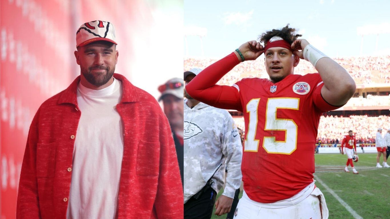 Travis Kelce y Patrick Mahomes