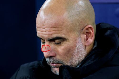 Pep Guardiola y los rasguños que él mismo se hizo por el gol de ‘Santi’: “Quiero lastimarme”