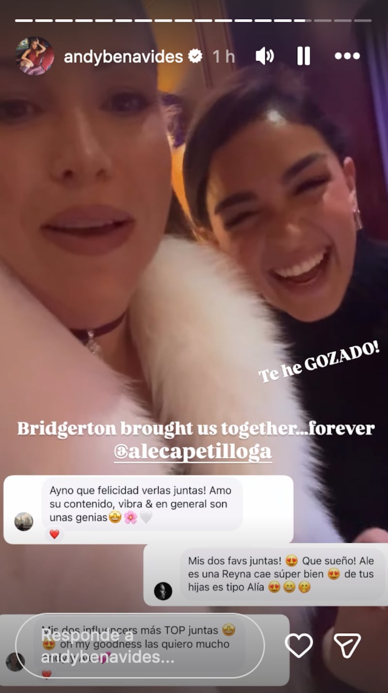 Ale Capetillo y Andy Benavides protagonizan un inesperado encuentro en París