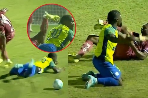 ¡Imágenes sensibles! Jugador sufre brutal lesión y sus compañeros rompen en llanto en pleno partido