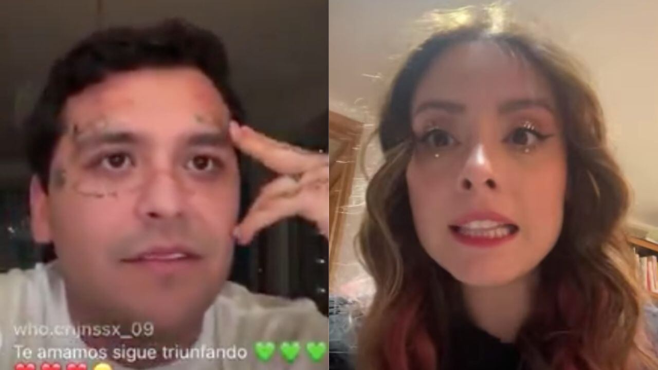 Christian Nodal y Maryfer Centeno
