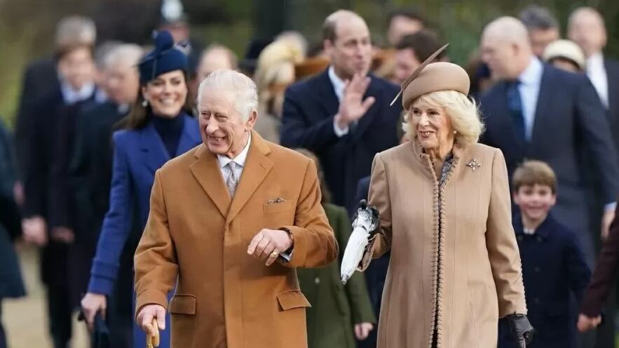 A família real caminhou por Sandringham na manhã de Natal
Imagem:reprodução/Instagram/@theroyalfamily