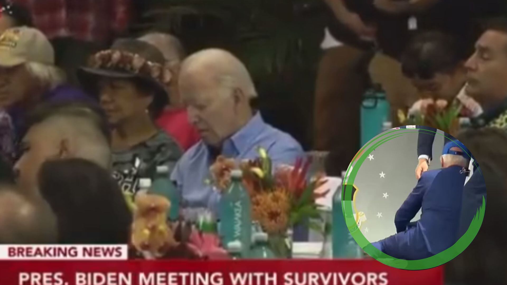 En junio pasado, durante la ceremonia de graduación de la Academia de la Fuerza Aérea en Colorado, el primer mandatario estadounidense tropezó y cayó al suelo.