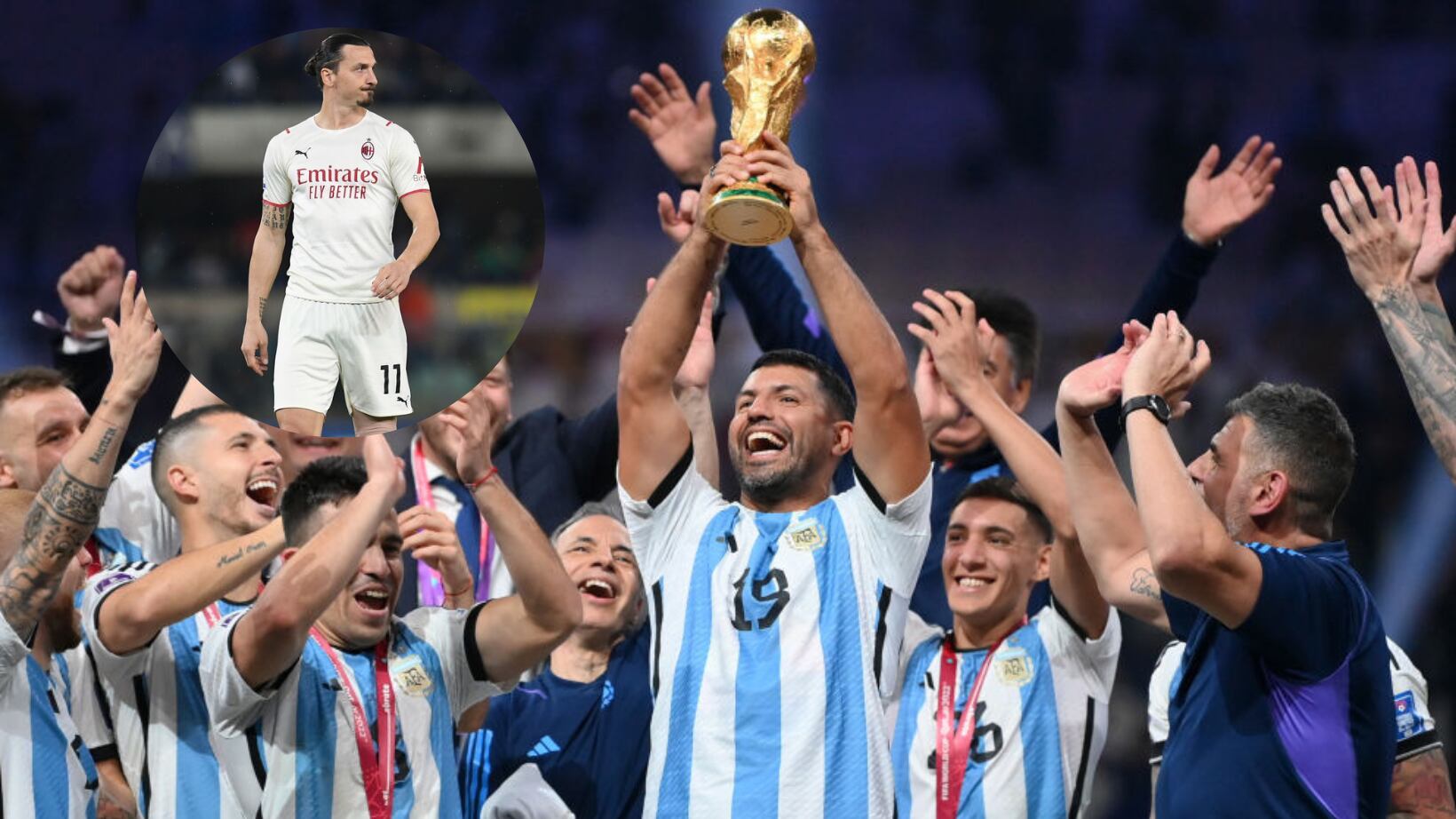 El Kun le pidió a Zlatan que se preocupe por su Selección y no por el comportamiento de los argentinos.