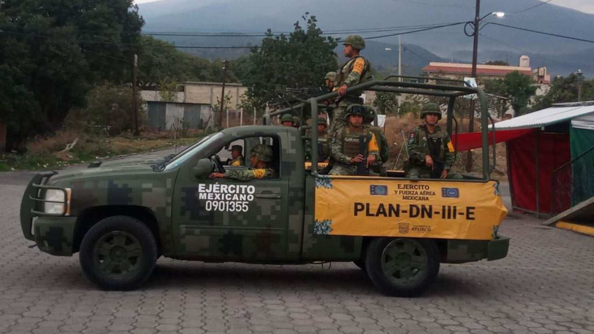 Sedena y protección civil ponen en macha Fuerza de Tarea Conjunta Popocatépetl