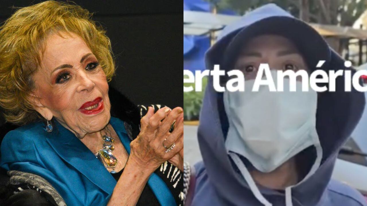 Despierta América captó en exclusiva a Alejandra Guzmán visitando a Silvia Pinal en el hospital.