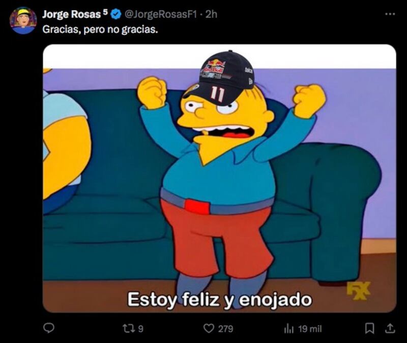 Memes salida de Checo de Red Bull