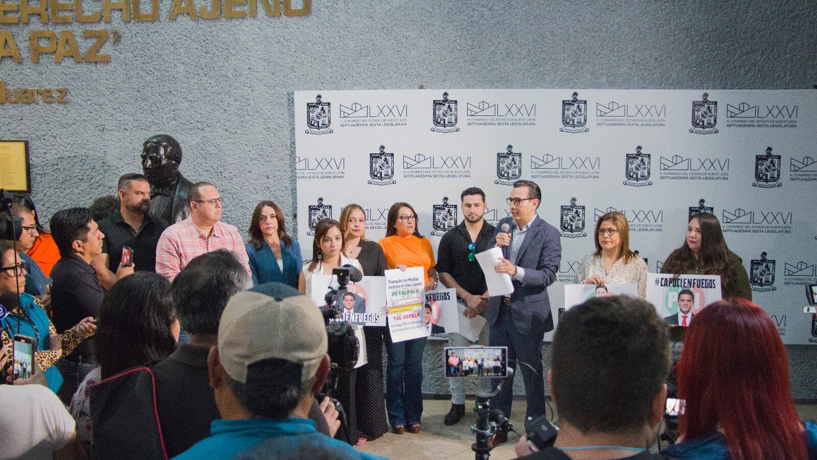 La bancada de Movimiento Ciudadano señaló que la población está cansada de actor de corrupción.