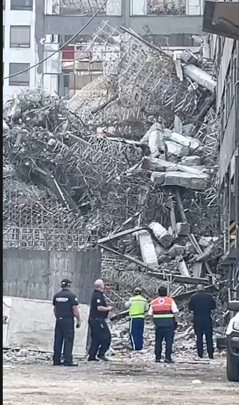 Colapsa edificio en Tlalpan