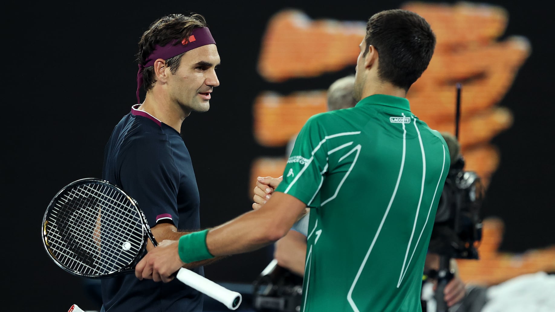 Roger Federer y Novak Djokovic | Getty Images