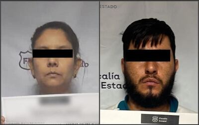 José Guadalupe “A” y Veronica "R" ya se encuentran a disposición de las autoridades.