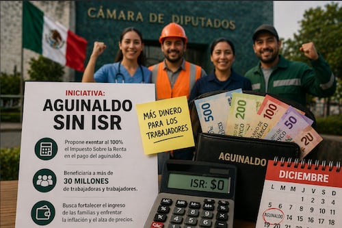 Aguinaldo sin ISR: impulsan iniciativa para eliminar impuestos y aumentar ingreso de trabajadores